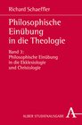 Buchcover Philosophische Einübung in die Theologie