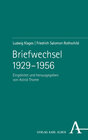 Buchcover Briefwechsel 1929–1956