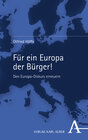 Buchcover Für ein Europa der Bürger!
