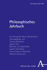 Buchcover Philosophisches Jahrbuch 1/2022