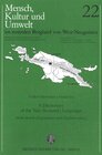 Buchcover Mensch, Kultur und Umwelt im zentralen Bergland von West-Neuguinea / A Dictionary of the Yale (Kosarek) Language