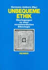 Buchcover Unbequeme Ethik