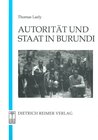 Buchcover Autorität und Staat in Burundi