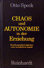 Buchcover Chaos und Autonomie in der Erziehung