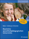 Buchcover Bausteine sprachheilpädagogischen Unterrichts