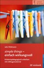 Buchcover simple things - einfach wirkungsvoll