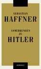 Buchcover Anmerkungen zu Hitler