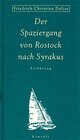 Buchcover Der Spaziergang von Rostock nach Syrakus