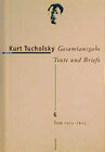 Buchcover Gesamtausgabe Texte und Briefe 6