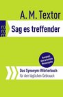 Buchcover Sag es treffender