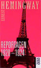 Buchcover Reportagen 1920 - 1924