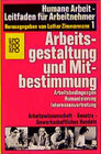 Buchcover Humane Arbeit - Leitfaden für Arbeitnehmer / Arbeitsgestaltung und Mitbestimmung