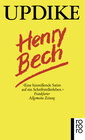 Buchcover Henry Bech