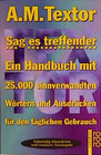 Buchcover Sag es treffender