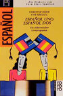 Buchcover Español Uno /Español Dos