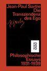 Buchcover Die Transzendenz des Ego