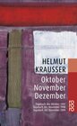 Buchcover Oktober - November - Dezember