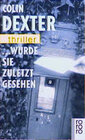 Buchcover … wurde sie zuletzt gesehen