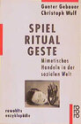 Buchcover Spiel - Ritual - Geste