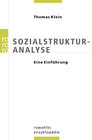 Buchcover Sozialstrukturanalyse