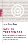 Buchcover Sag es treffender