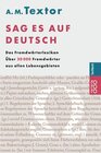 Buchcover Sag es auf Deutsch