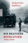 Buchcover Die deutsche Revolution 1918/19
