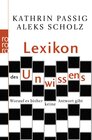 Buchcover Lexikon des Unwissens