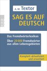 Buchcover Sag es auf Deutsch