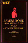 Buchcover 007 James Bond - Sag niemals nie