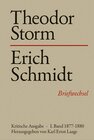 Buchcover Theodor Storm - Erich Schmidt I. 1877-1880