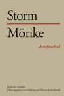 Buchcover Theodor Storm - Eduard Mörike Theodor Storm - Margarethe Mörike