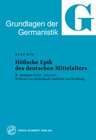 Buchcover Höfische Epik des deutschen Mittelalters
