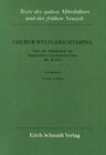 Buchcover Churer Weltgerichtsspiel