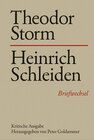 Buchcover Theodor Storm - Heinrich Schleiden