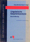 Buchcover Linguistische Gesprächsanalyse