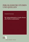 Buchcover Die Todesproblematik in Goethes Roman "Die Wahlverwandtschaften"