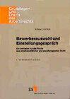 Buchcover Bewerberauswahl und Einstellungsgespräch