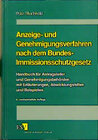 Buchcover Anzeige- und Genehmigungsverfahren nach dem Bundes-Immissionsschutzgesetz
