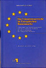 Buchcover Das Umsatzsteuerrecht im Europäischen Binnenmarkt