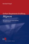 Buchcover Gerhart Hauptmanns Erzählung Mignon