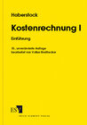 Buchcover Kostenrechnung I