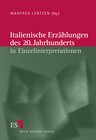 Buchcover Italienische Literatur des 20. Jahrhunderts / Italienische Erzählungen des 20. Jahrhunderts in Einzelinterpretationen
