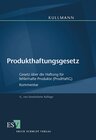 Buchcover Produkthaftungsgesetz