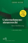 Buchcover Unternehmenssteuerrecht