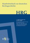 Buchcover Handwörterbuch zur deutschen Rechtsgeschichte (HRG) – Lieferungsbezug