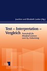 Buchcover Text - Interpretation - Vergleich