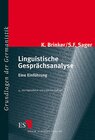 Buchcover Linguistische Gesprächsanalyse