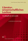 Buchcover Literaturwissenschaftliches Lexikon