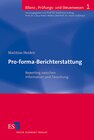Buchcover Pro-forma-Berichterstattung